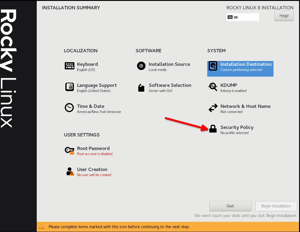 Security Profile