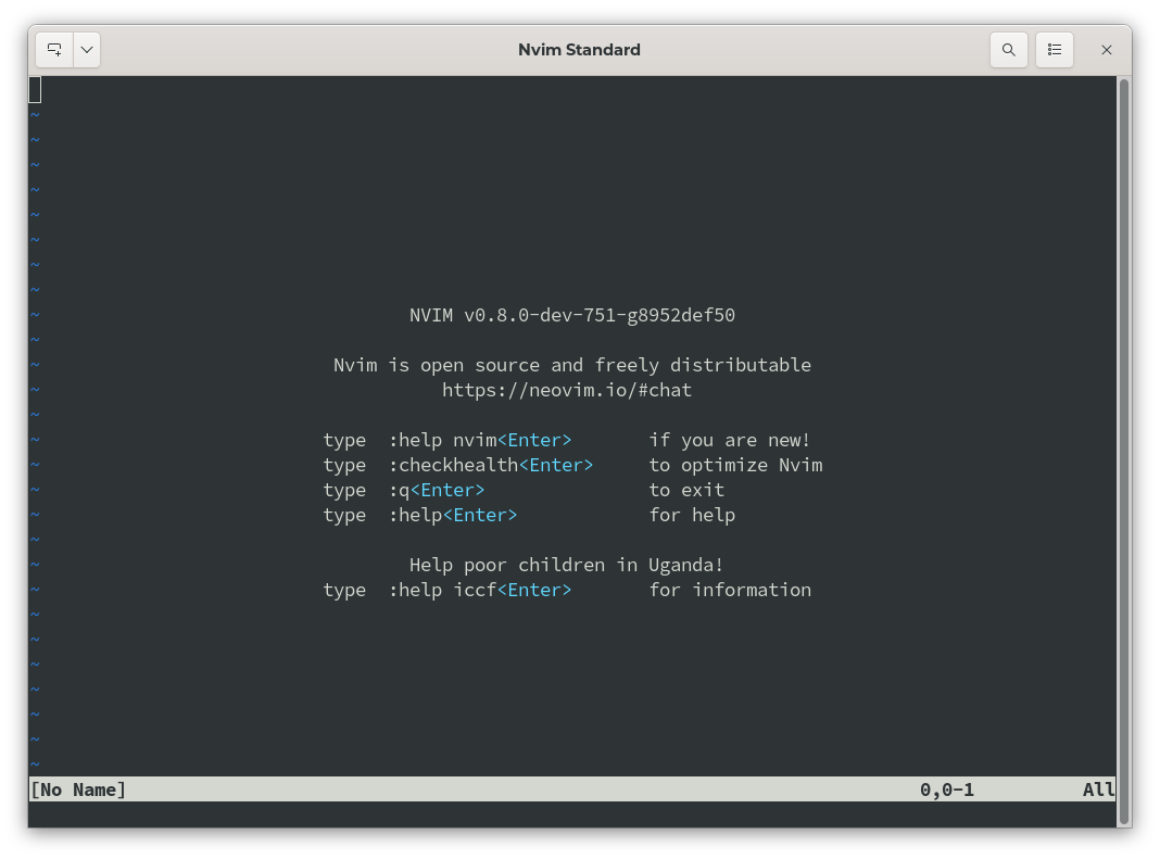 Neovim Standard